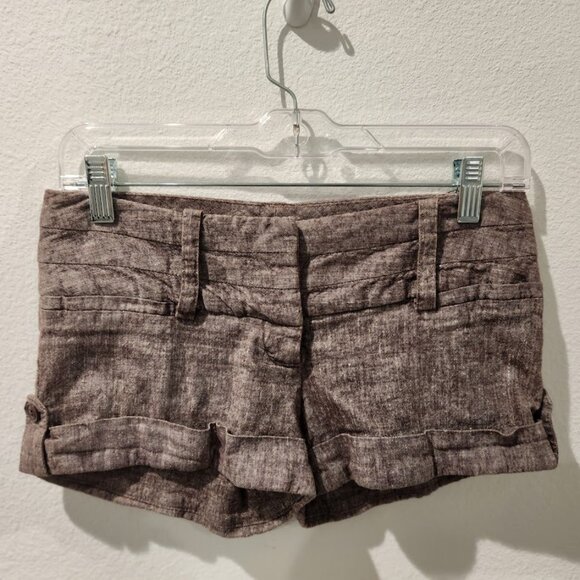 Charlotte Russe Linen Blend Shorts Size 3 - Picture 1 of 9